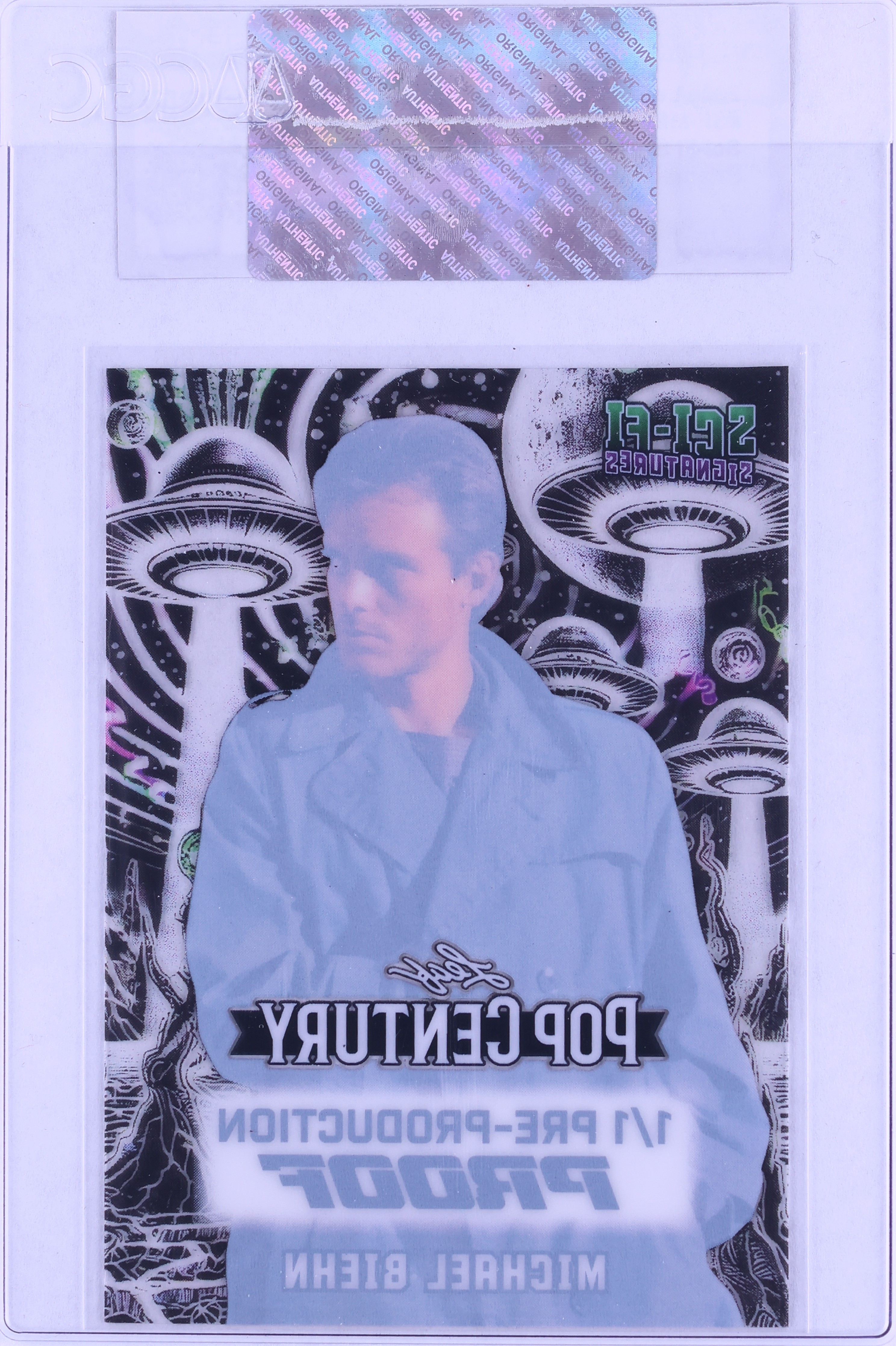 2025 Leaf Metal Pop Century Sci-Fi Proof Prism Silver Michael