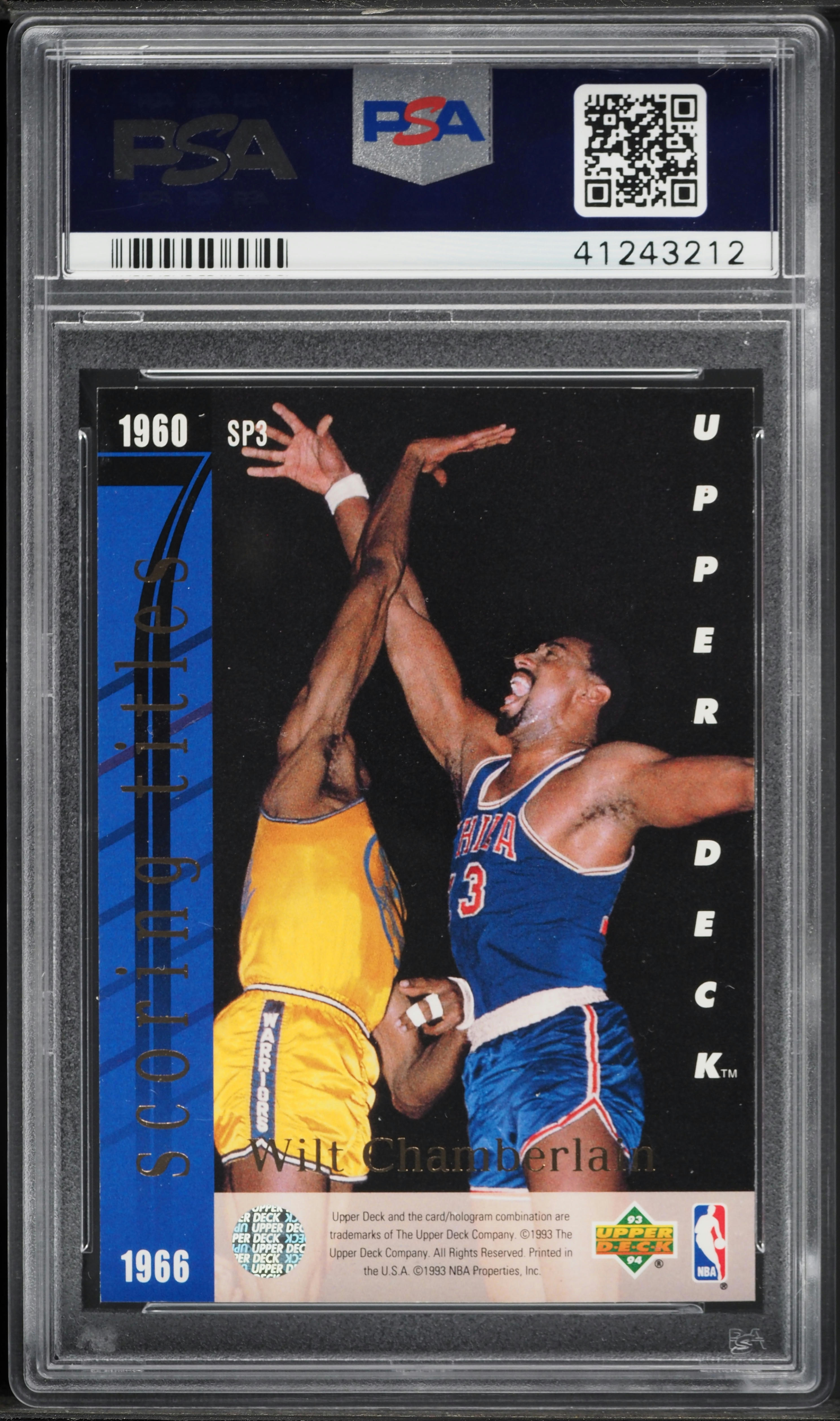 1993 Upper Deck Seven Straight Michael Jordan Wilt Chamberlain
