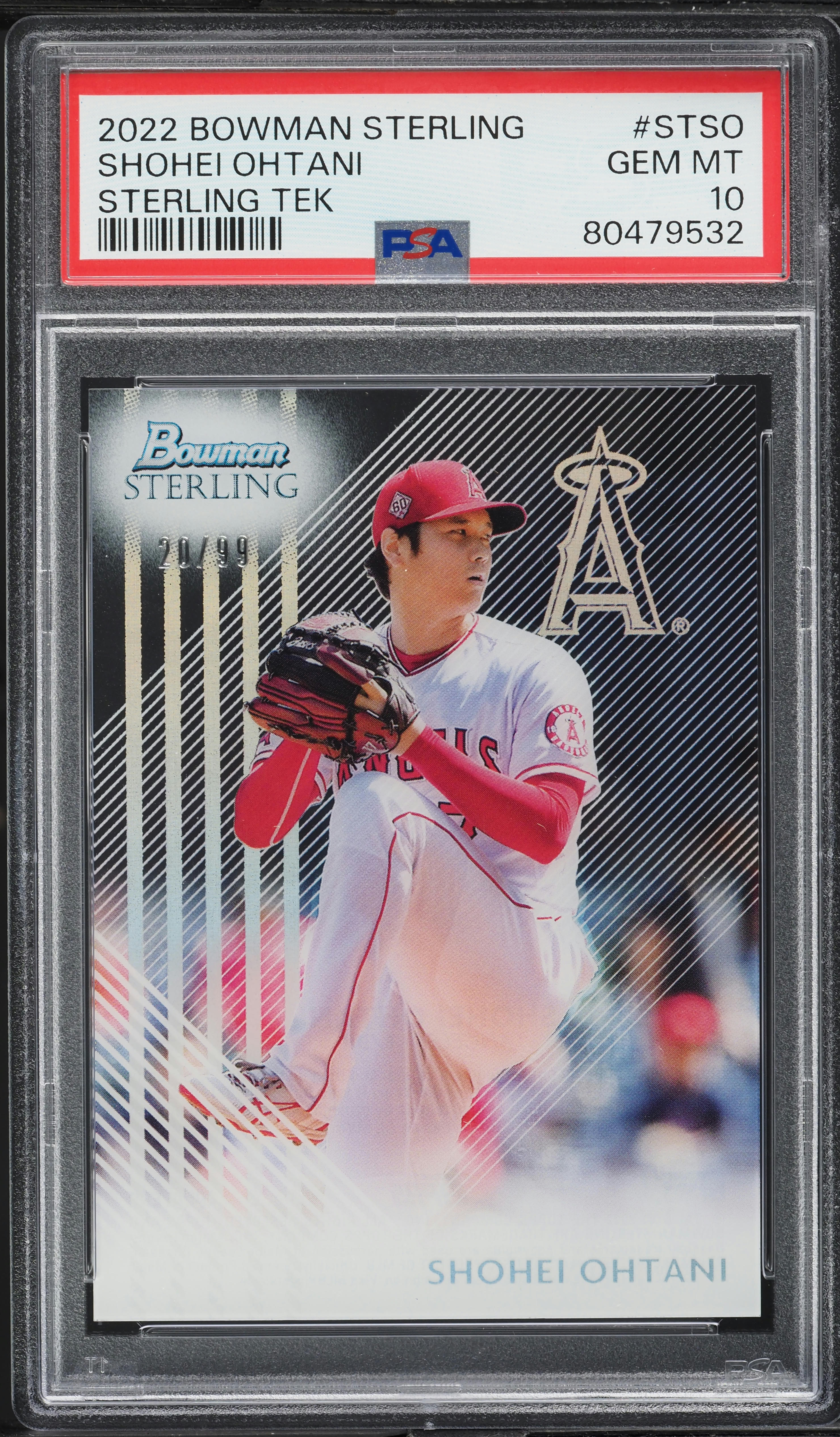 2022 Bowman Sterling Tek Shohei Ohtani /99 #STSO PSA 10 GEM MINT 