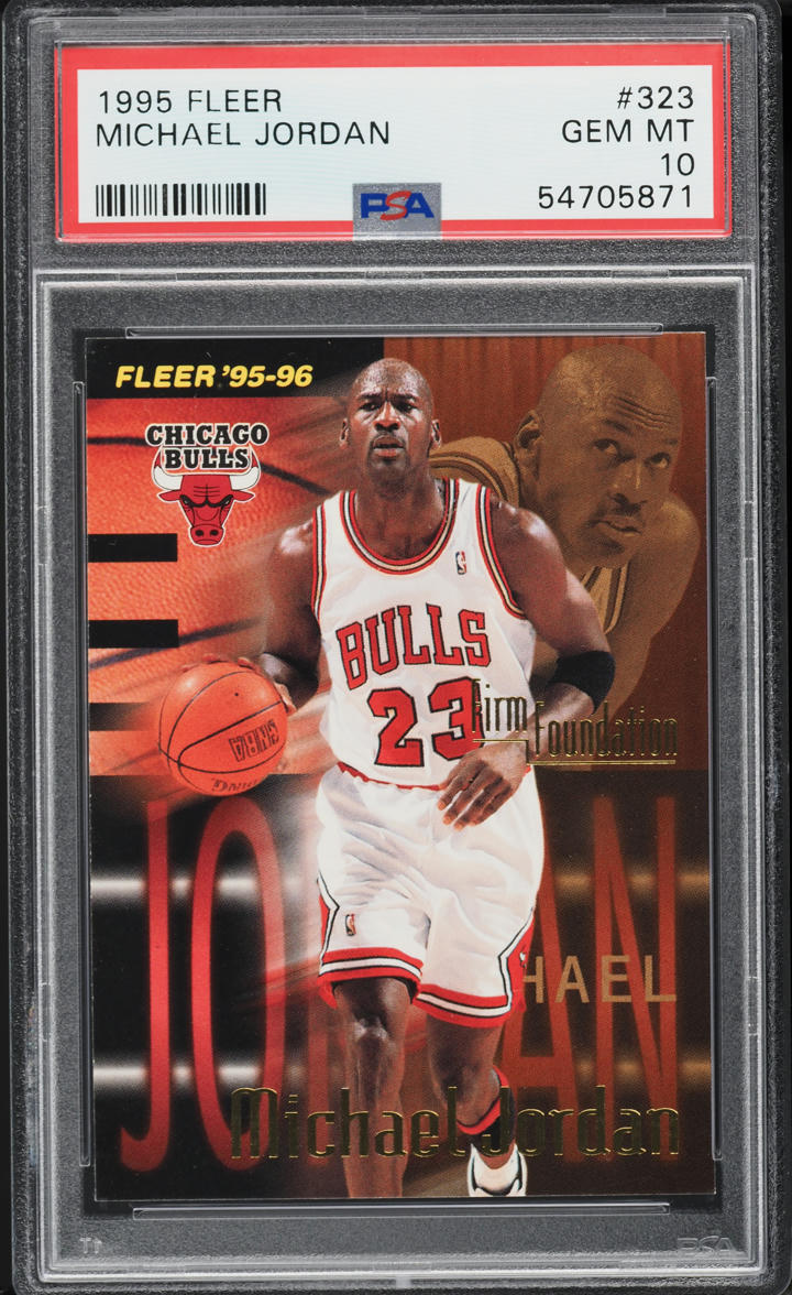 1995 Fleer Basketball Michael Jordan #323 PSA 10 GEM MINT