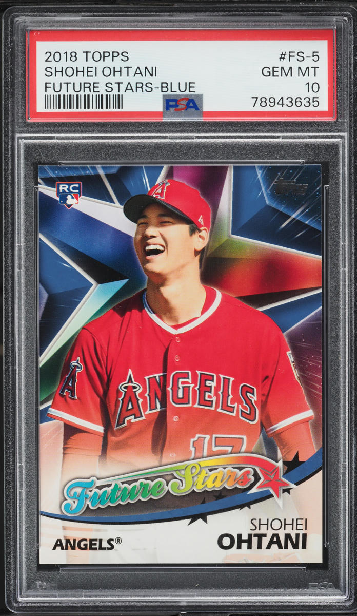 2018 Topps Future Stars Blue Shohei Ohtani ROOKIE #FS-5 PSA 10 GEM
