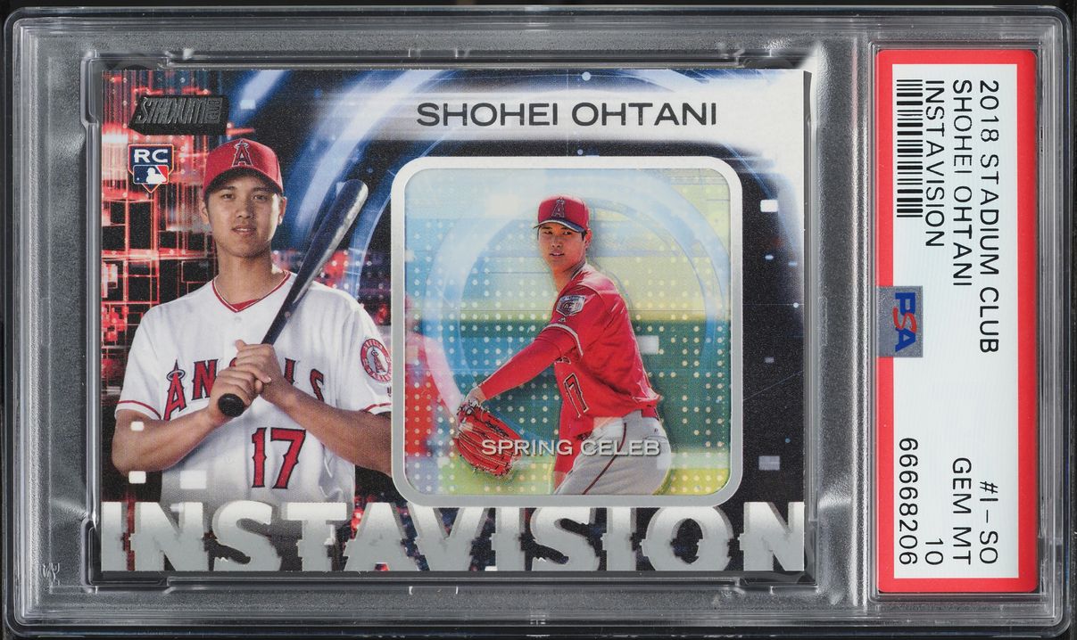 2018 Stadium Club Instavision Shohei Ohtani ROOKIE #I-SO PSA 10 
