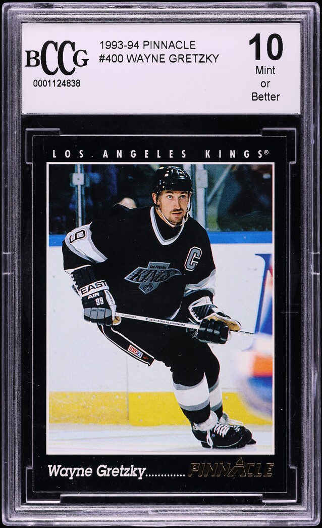 1993 Pinnacle Hockey Wayne Gretzky #400 BCCG 10