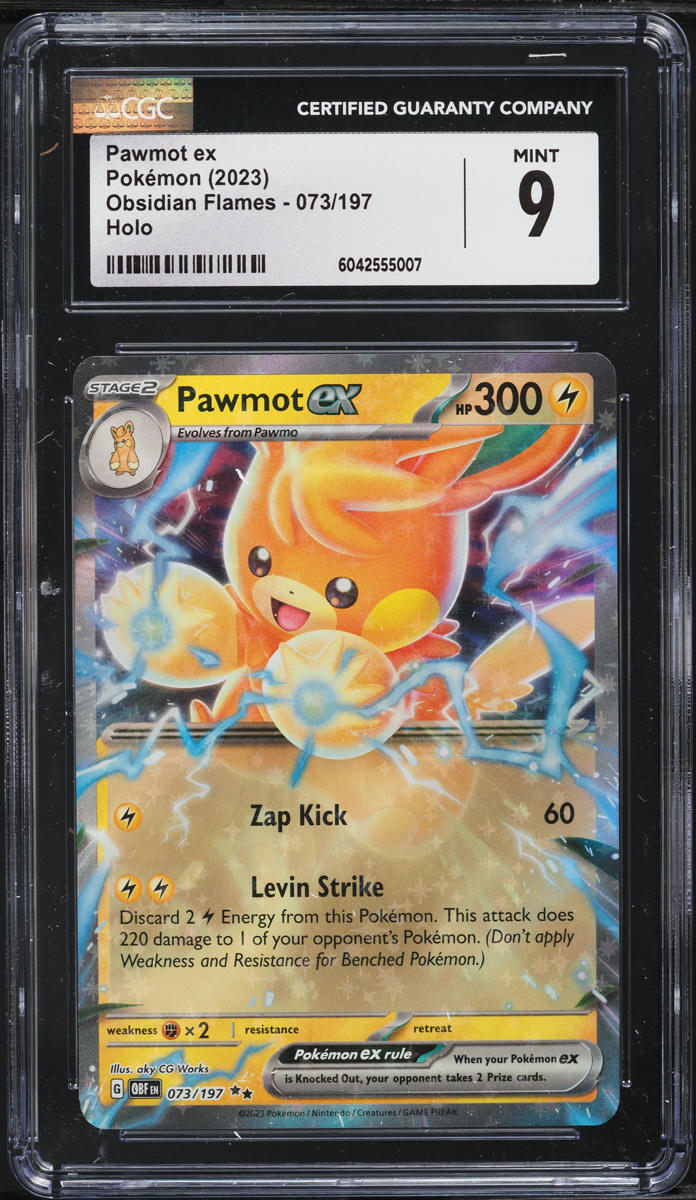 Pawmot Ex (073/197) [Scarlet & Violet: Obsidian Flames] U2013 TCG Collector NZ