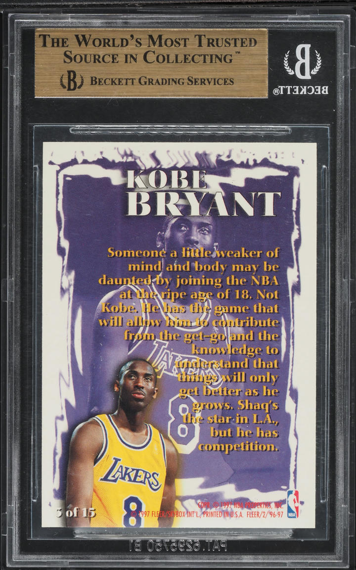 その他 Kobe Rookie Sensations Fleer 96-97 その他 Kobe Rookie Sensations Fleer 96-97 KOBE BRYANT 1996-97