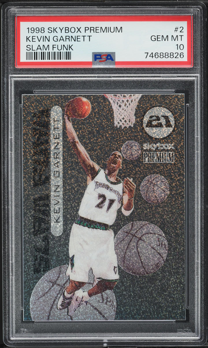 1998 Skybox Premium Slam Funk Kevin Garnett #2 PSA 10 GEM MINT