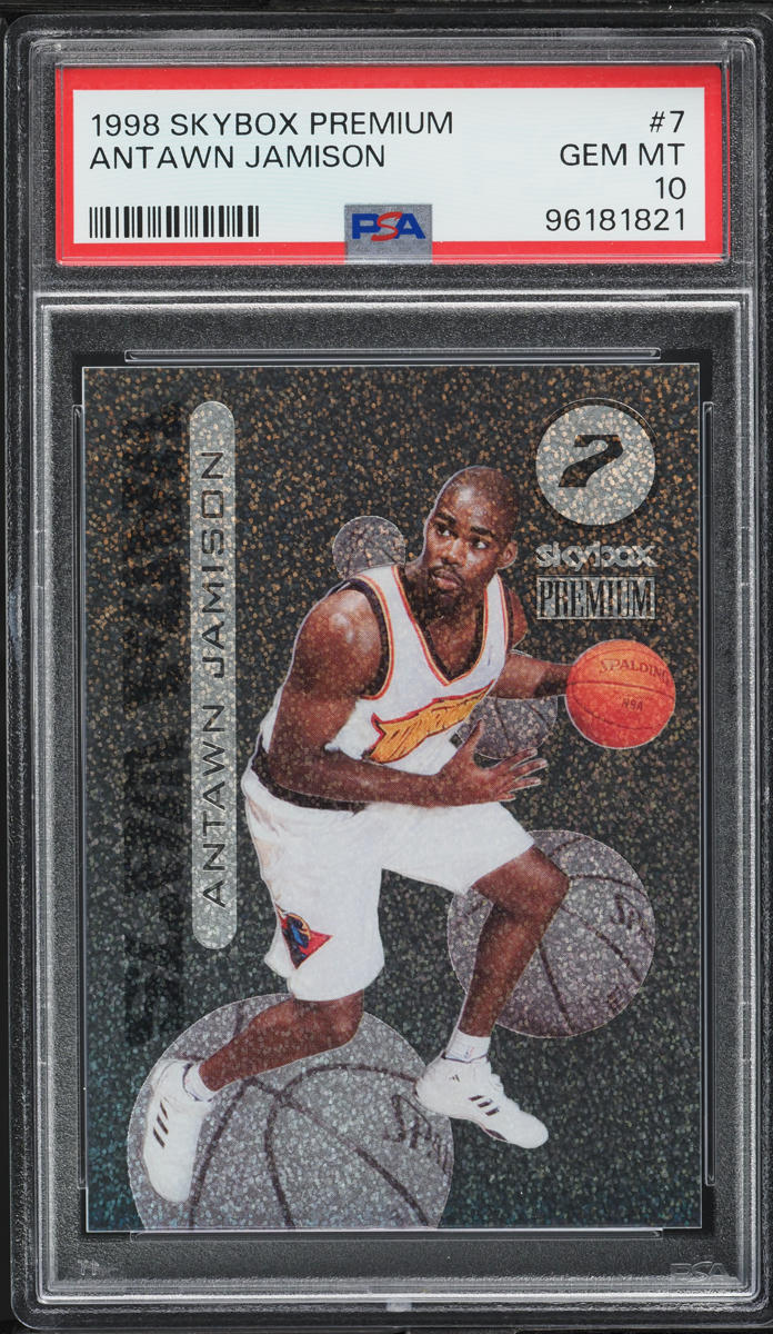 1998 Skybox Premium Slam Funk Antawn Jamison #7 PSA 10 GEM MINT on 