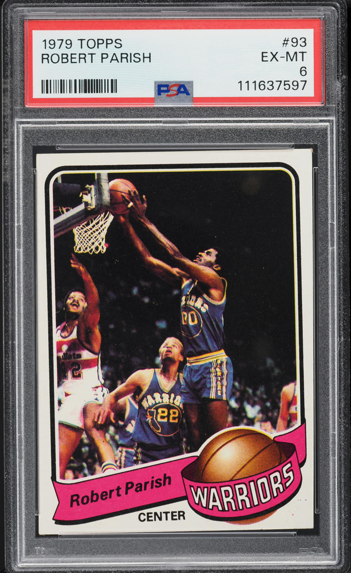 1979 Topps Basketball Robert Parish #93 PSA 6 EXMT