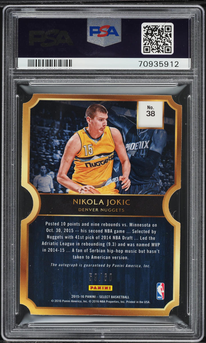 NBA Nikola Jokic 15-16 Select RC Prizm Nikola Jokic #128 Prices