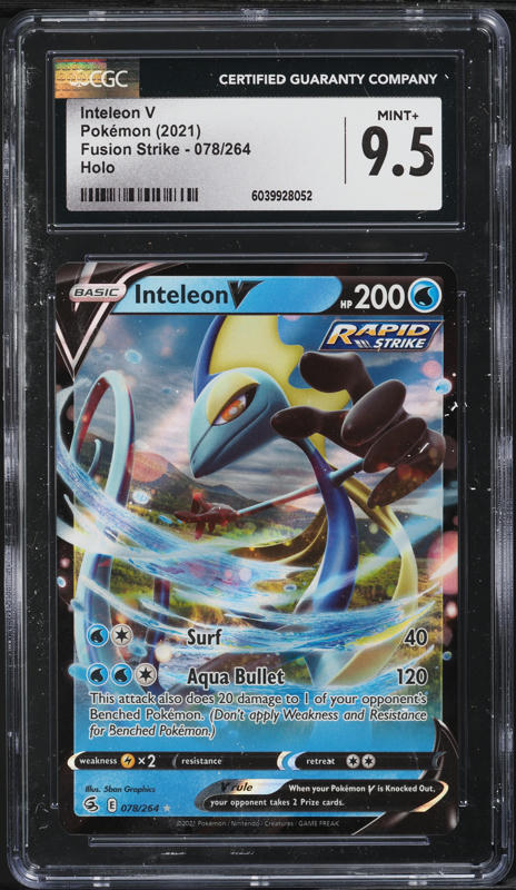 inteleon v pokemon card value - SWSH016 Ultra Rare Promo cementing its place as a must Inteleon V 78/264 - Fusion