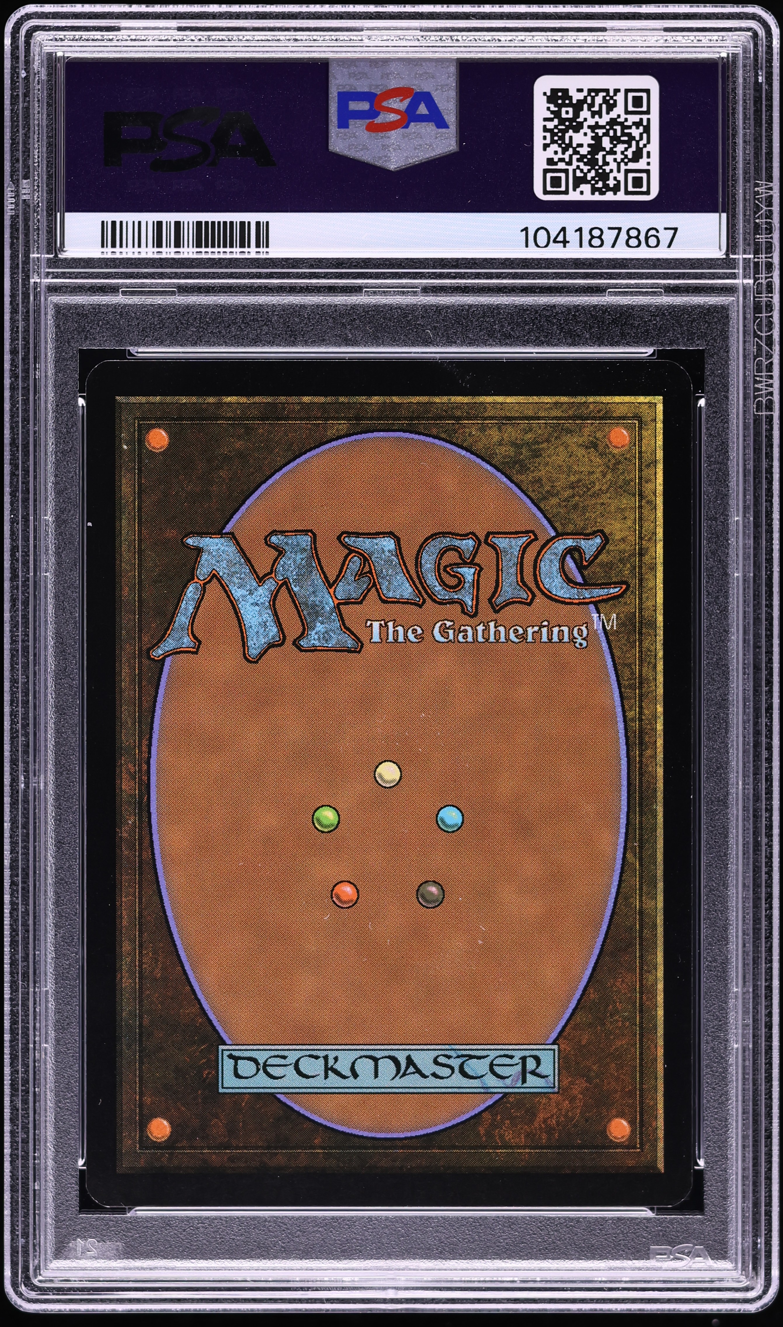 2001 Magic The Gathering MTG 7th Edition Foil Mountain #337 PSA 9