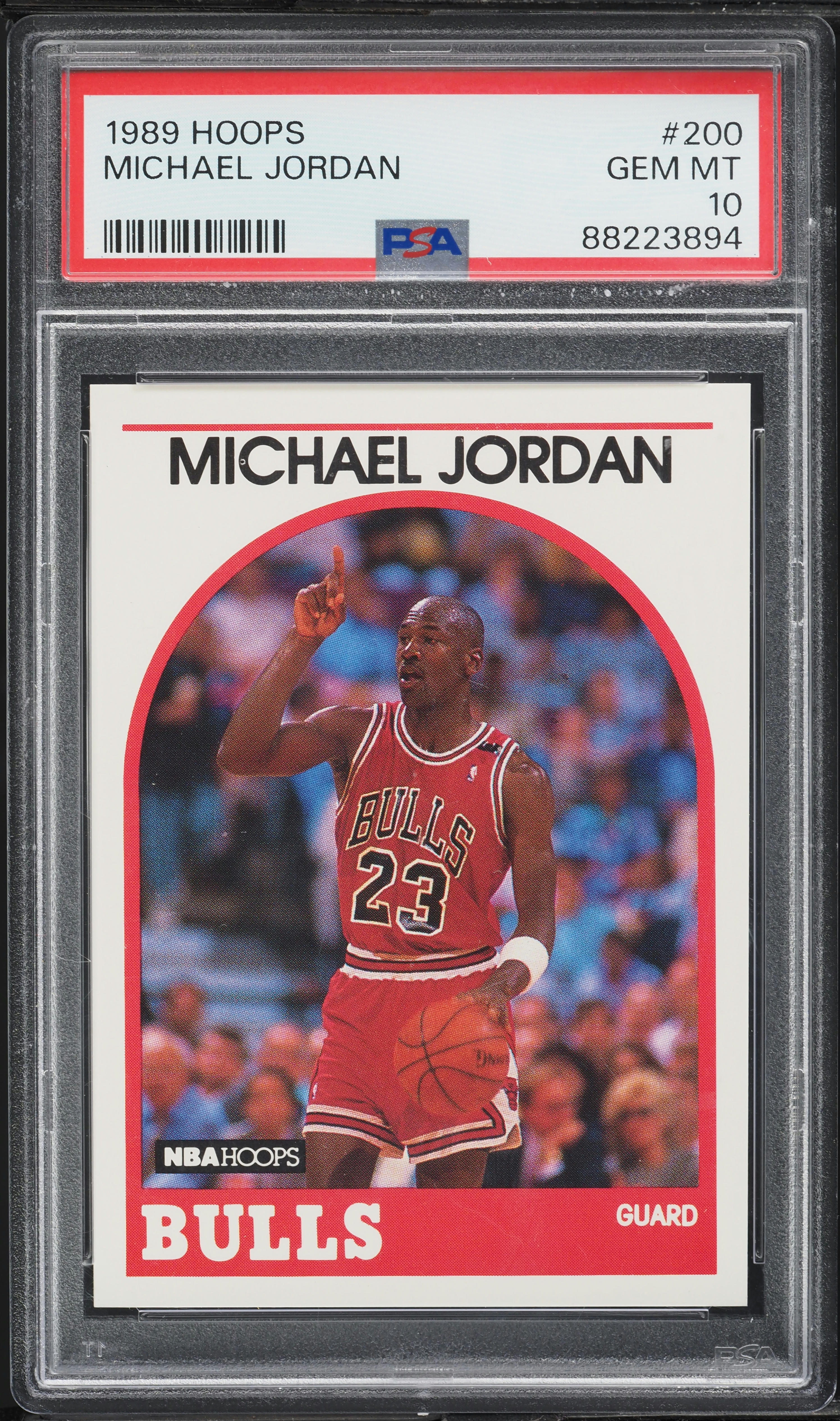 1989 Hoops Michael Jordan #200 PSA 10 GEM MINT on Fanatics Collect