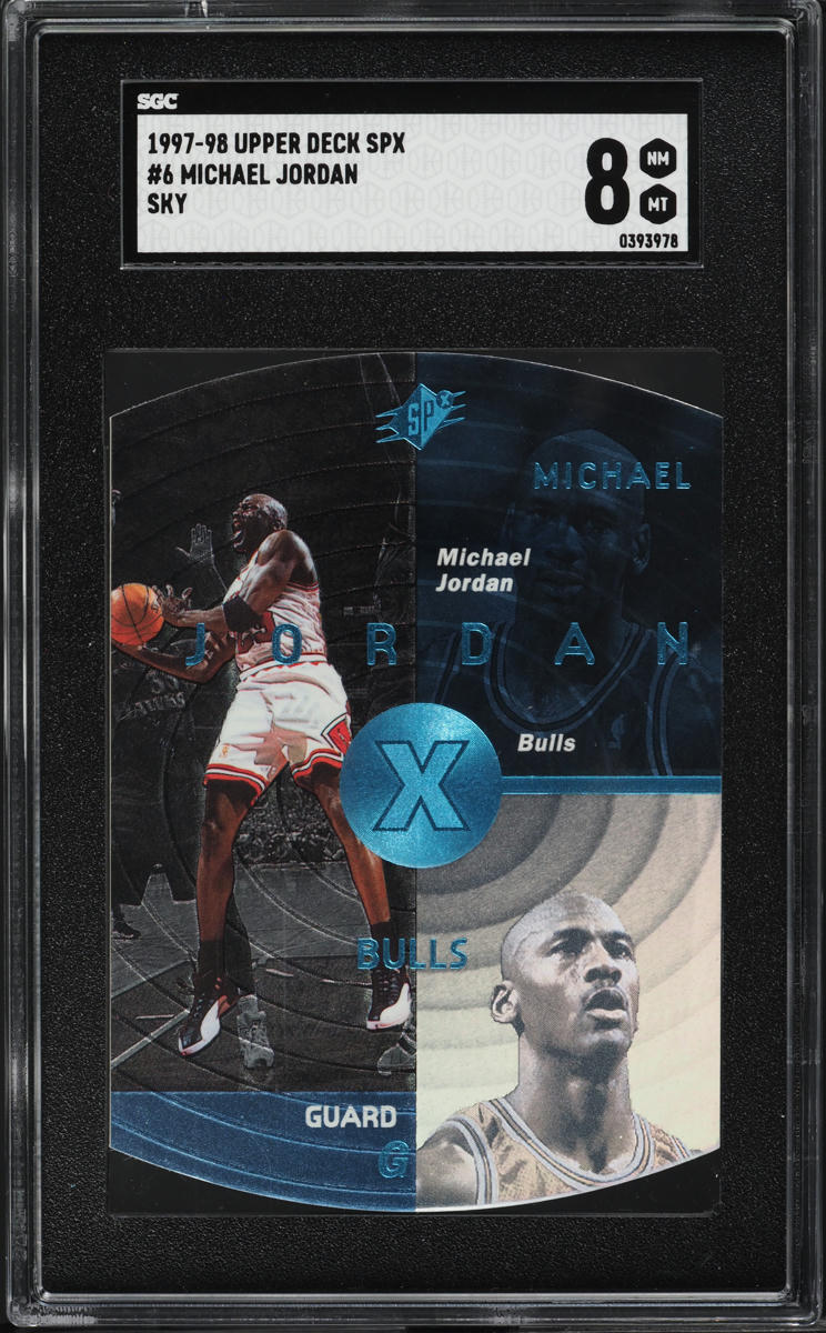 1997 SPx Sky Michael Jordan #6 SGC 8 NM-MT