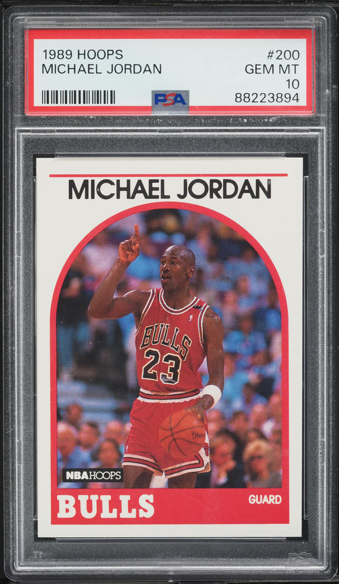 1989 Hoops Michael Jordan #200 PSA 10 GEM MINT on Fanatics Collect