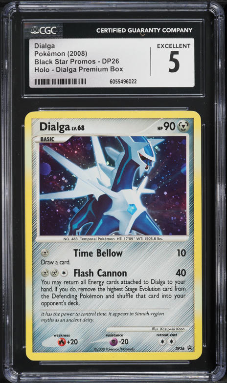 2008 Pokemon DP Black Star Promo Premium Box Holo Dialga #DP26 CGC 5 EX on  Fanatics Collect