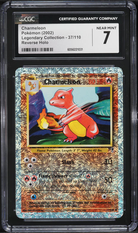 charmeleon holographic pokemon card (19/147) (Premium Collection Promo) [Sun & Moon: Burning Sh Paldean Fates Singles Pokemon Card - B&W: Legendary