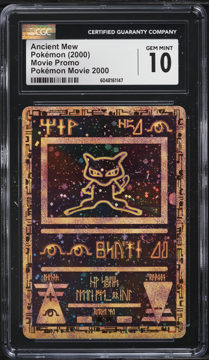 2000 Pokemon Movie Promo Ancient Mew CGC 10 GEM MINT