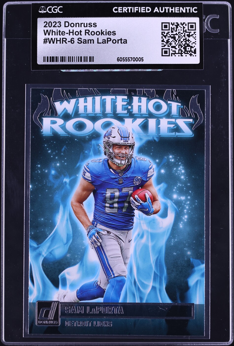 2023 Donruss White-Hot Rookies Sam LaPorta ROOKIE #WHR-6 CGC AUTH