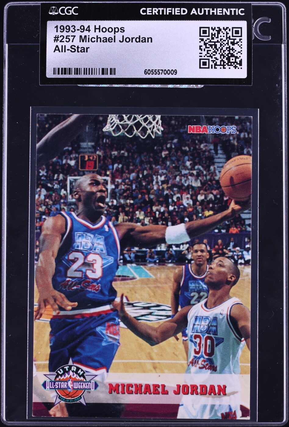 1993 Hoops All-Star Michael Jordan #257 CGC AUTH