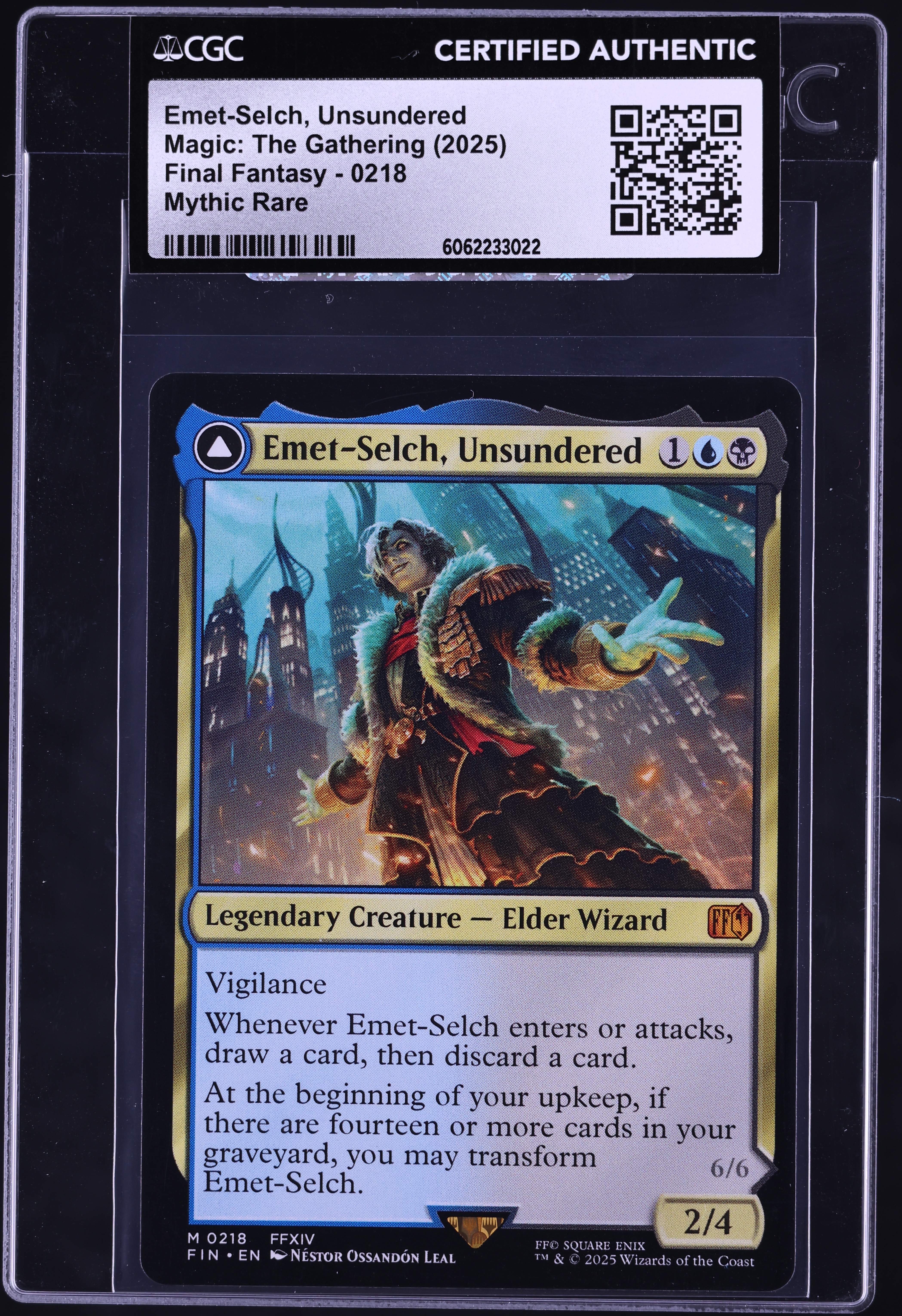 2025 Magic The Gathering MTG Final Fantasy Emet-Selch, Unsundered #0218 CGC  AUTH on Fanatics Collect
