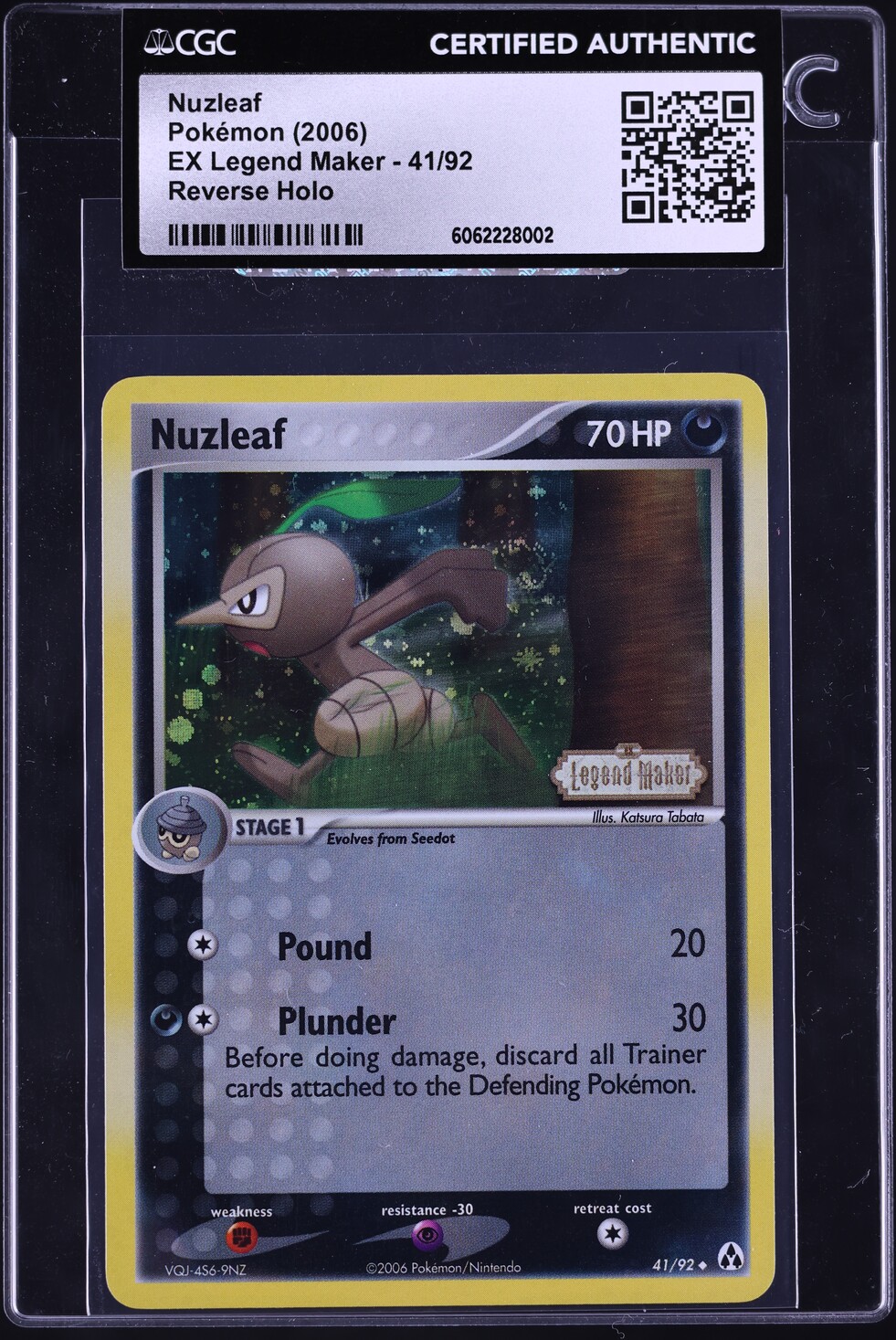 pokemon nuzleaf card 1x Nuzleaf 011/185 Vivid Voltage Pokemon TCG Card NM