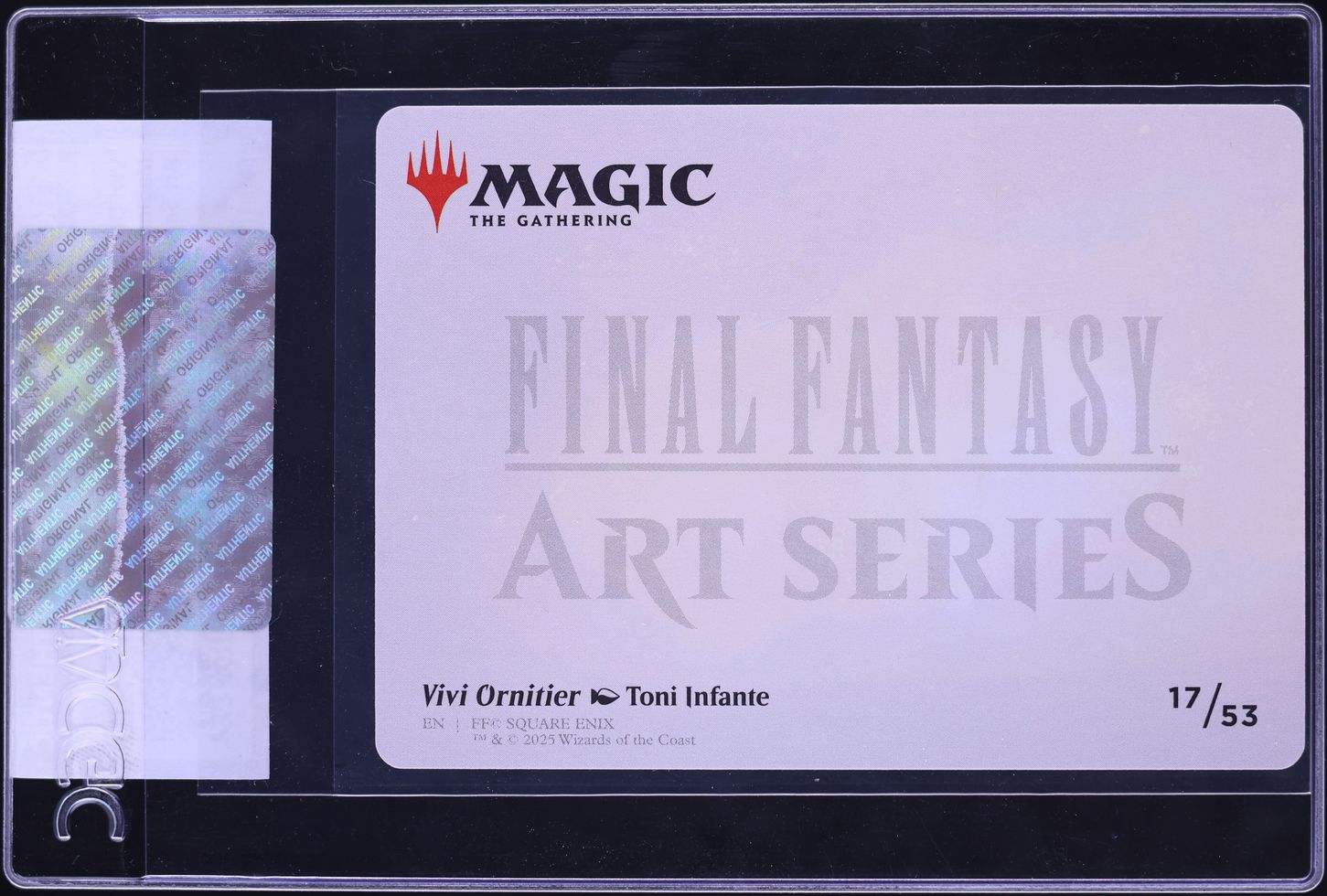 2025 Magic The Gathering MTG Art Series: Final Fantasy Vivi Ornitier CGC  AUTH on Fanatics Collect