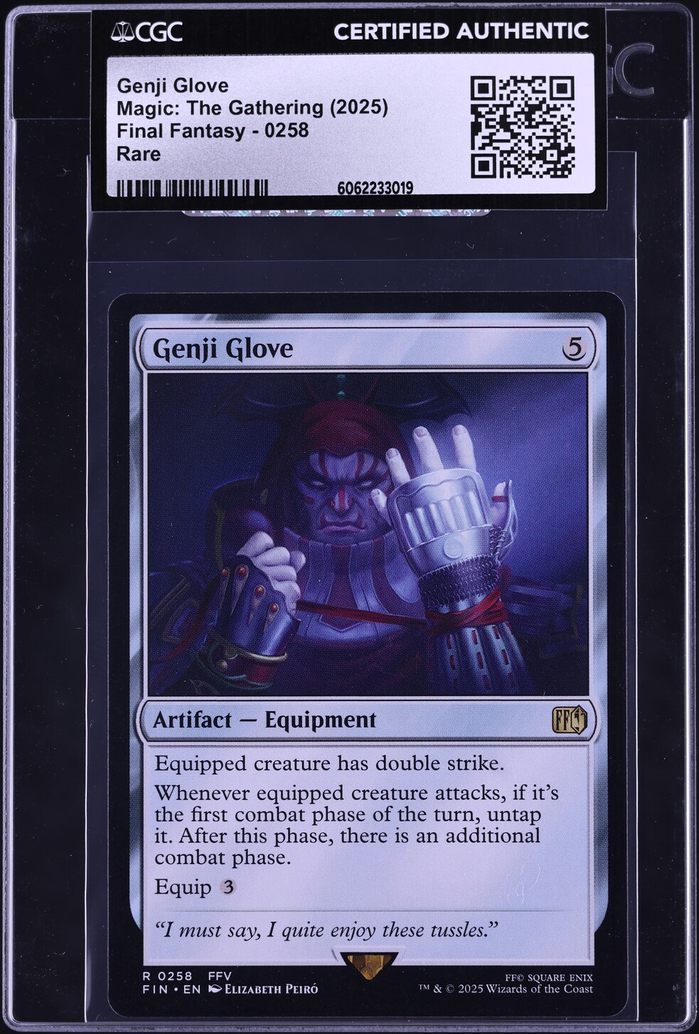 2025 Magic The Gathering MTG Final Fantasy Genji Glove #0258 CGC AUTH on  Fanatics Collect