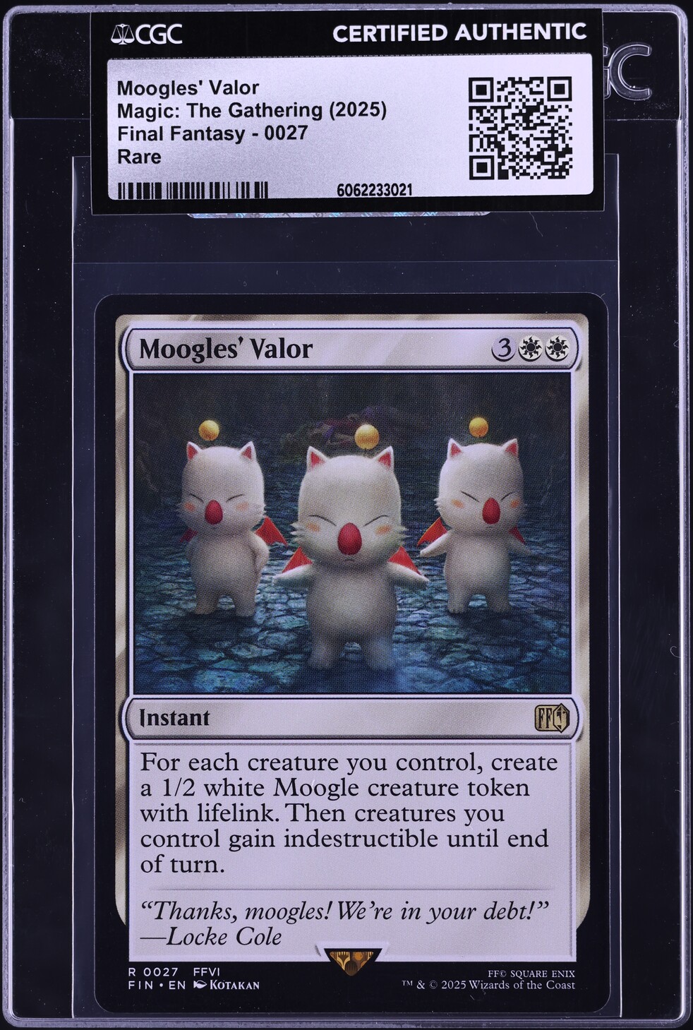 2025 Magic The Gathering MTG Final Fantasy Moogles' Valor #0027 CGC AUTH on  Fanatics Collect
