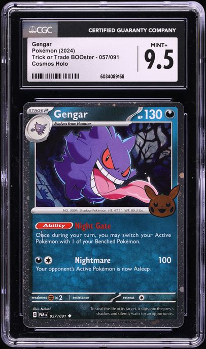 gengar pokemon card trick or trade 2023 & Pikachu themed Pokmon Pokemon Trading Card Game 066/196