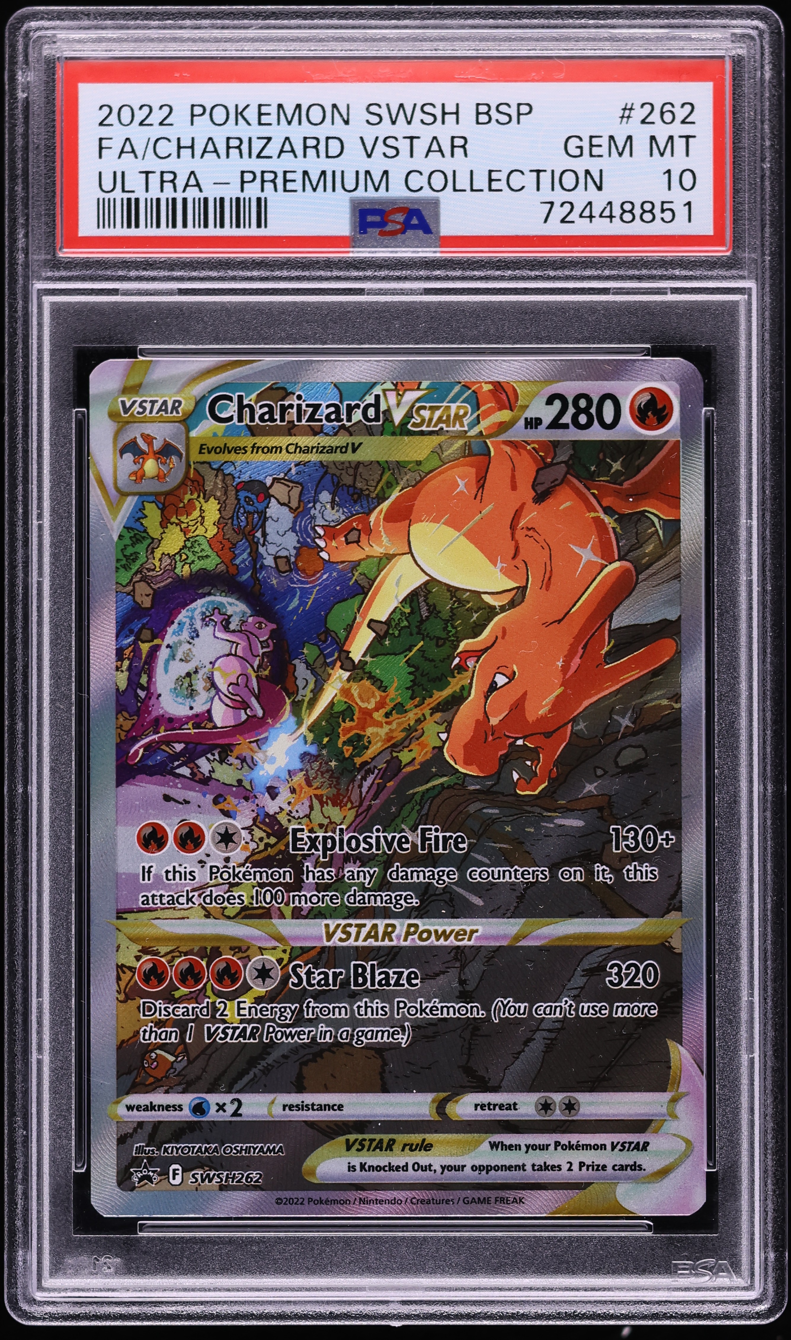 2022 Pokemon SWSH Black Star Promo Ultra Premium Charizard VSTAR