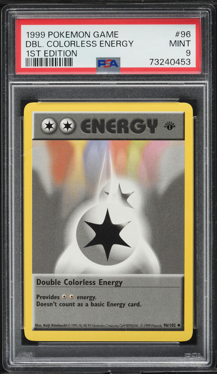 1st edition pokemon energy cards 1999 Nintendo Game Psychic (1st Edition) Mint / near mint condition trading card 1999 Nintendo Pokemon Game Fighting