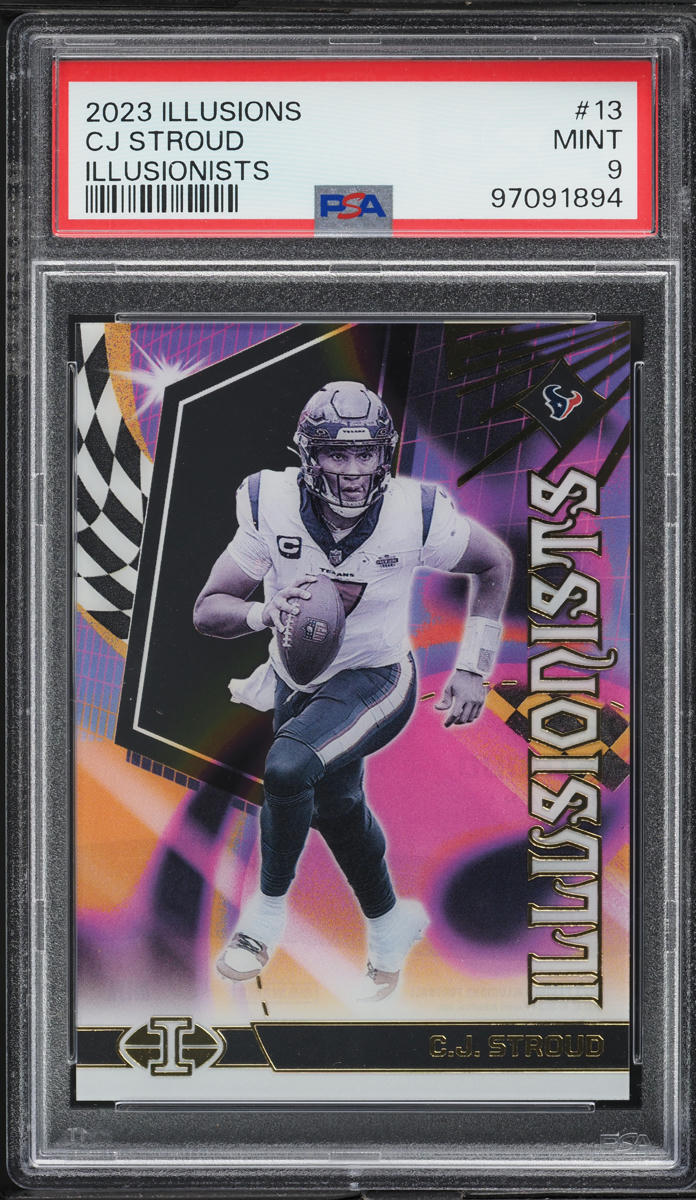 2023 Panini Illusions Illusionists C.J. Stroud ROOKIE #13 PSA 9 MINT