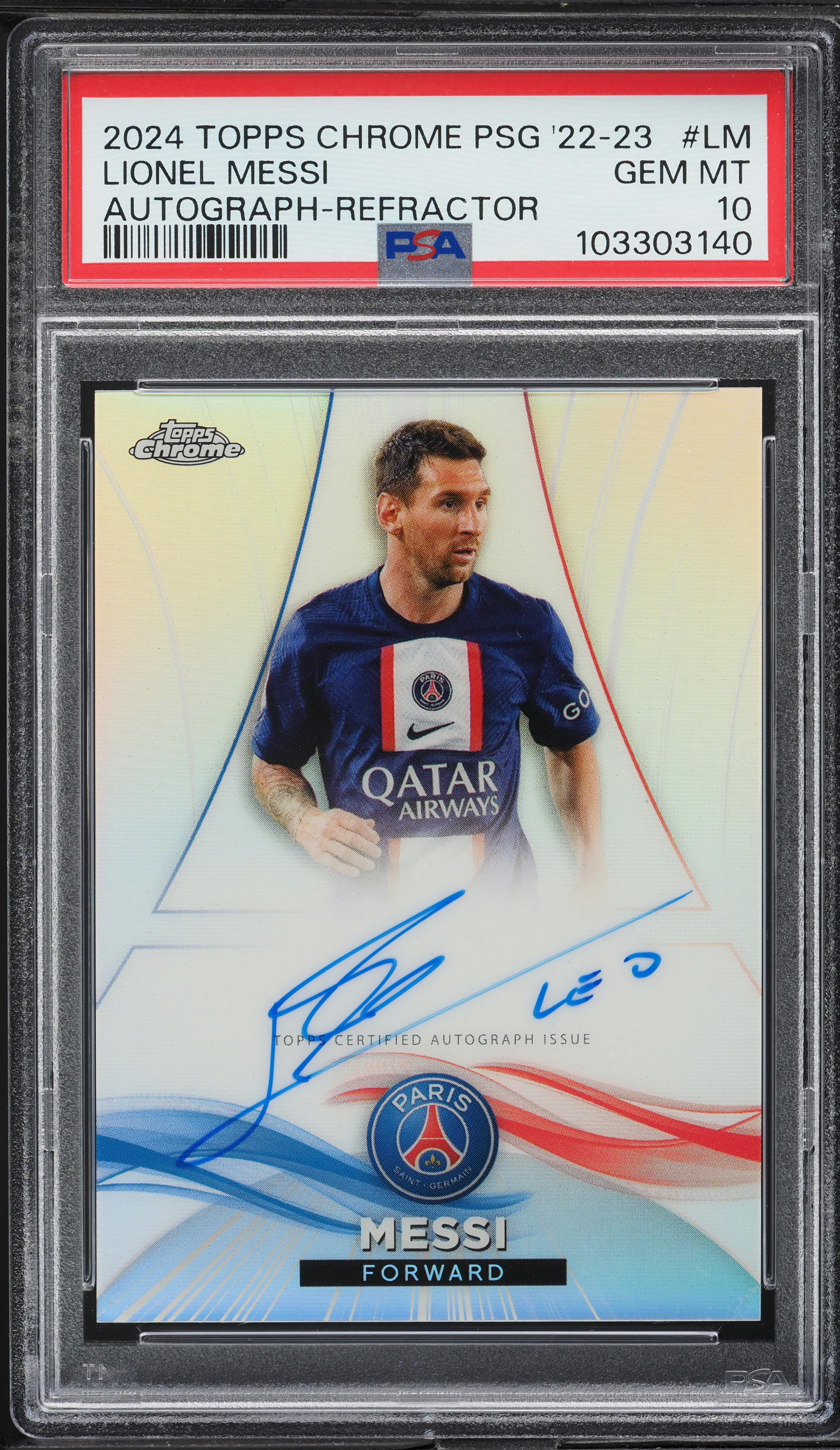 2024 Topps Chrome Paris Saint-Germain 