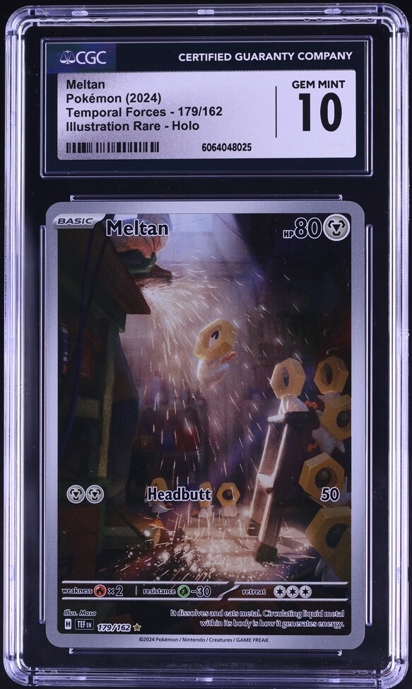 pokemon card meltan Melmetal 046/078 - Go - Foil - Evolution Lot 20 Retreat Cost 2024 Pokemon Scarlet & Violet