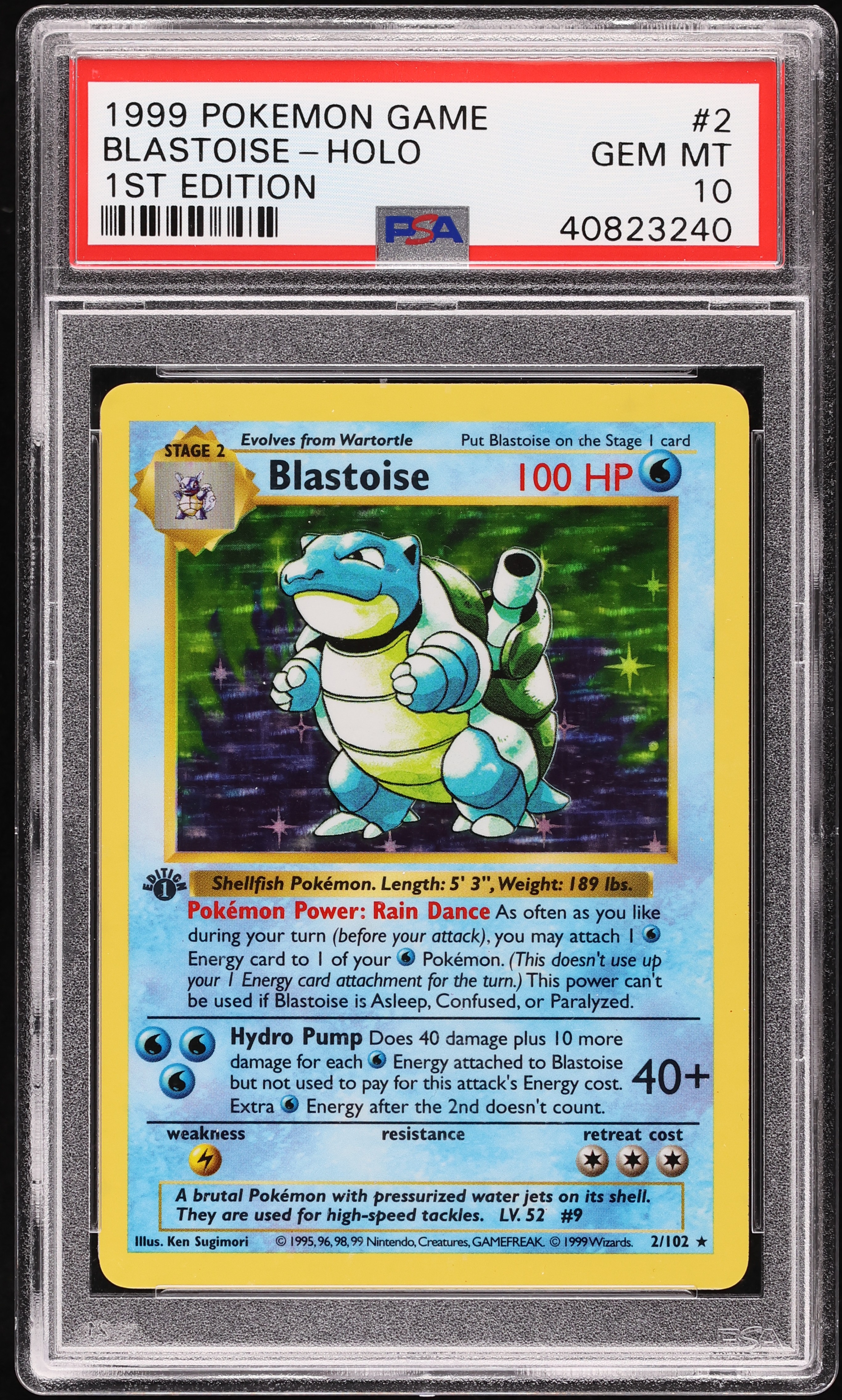 1999 holographic pokemon cards 1999 Pokemon Base Set Shadowless Disco Holo Square Cut Test Print Set