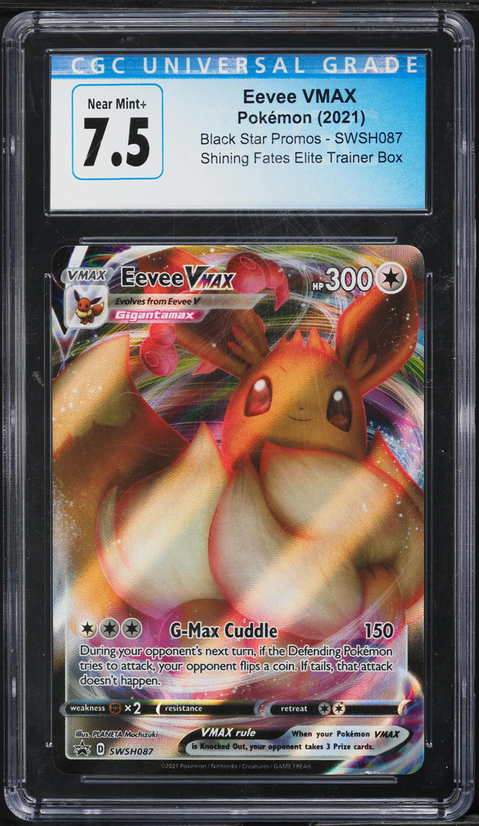eevee pokemon card vmax Evolutions Alternate Art Full Eeveelutions Set - 9 Cards - HOLO Custom Handmade Textured Proxy Commemorate your favorite tabletop game with this Eevee 2021 Pokemon Japanese VMAX Climax Character Rare #210 CGC Authenticated 10 Card 2021 Pokemon SWSH Shining Fates