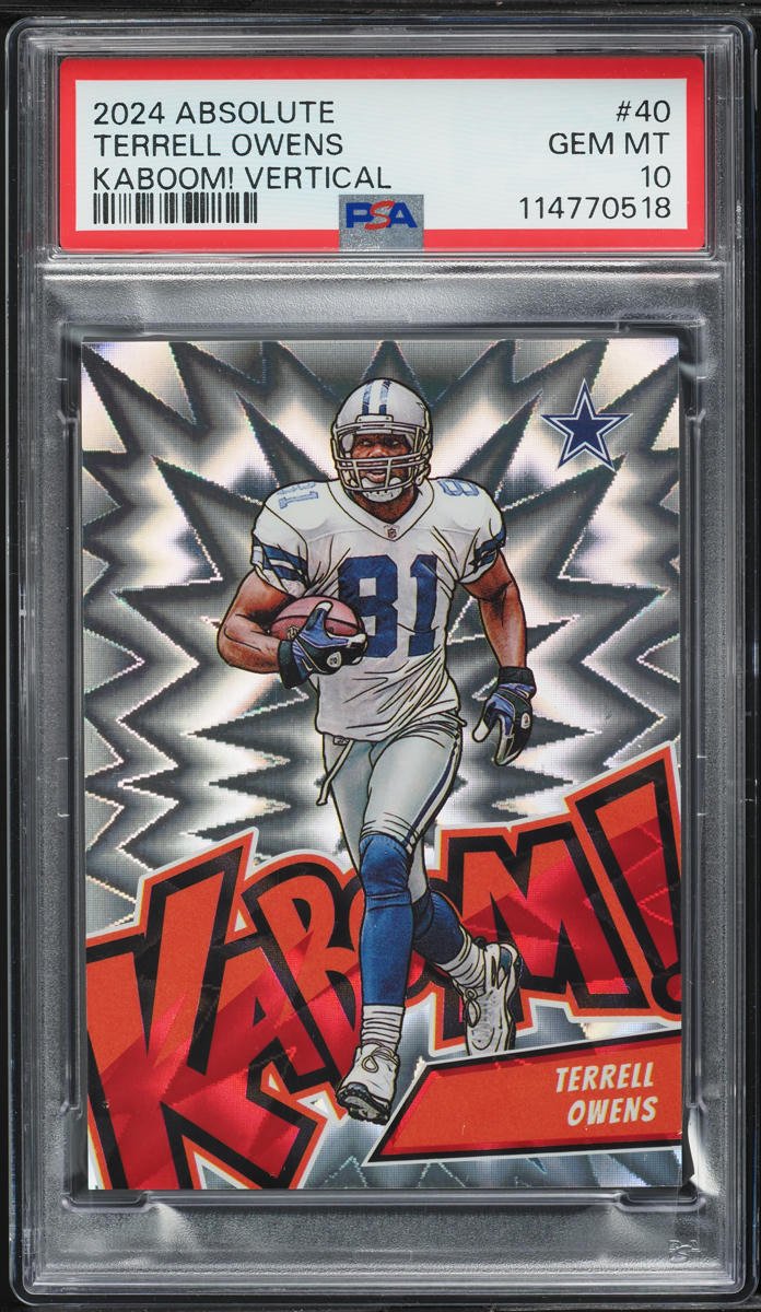 2024 Absolute Kaboom! Vertical Terrell Owens #40 PSA 10 GEM MINT