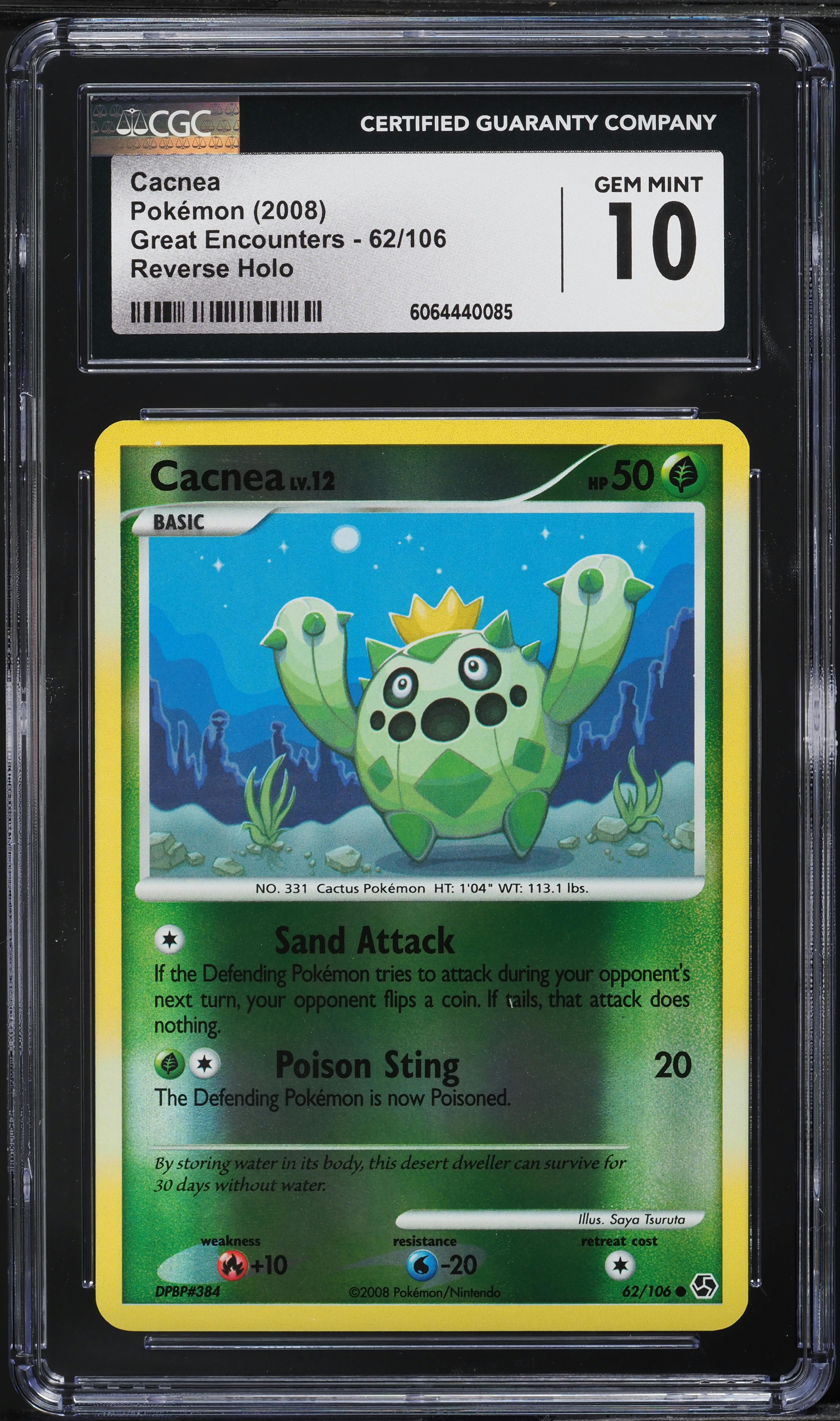 cacnea pokemon card Cacnea 005/015 - Grass Quick Deck main image 1