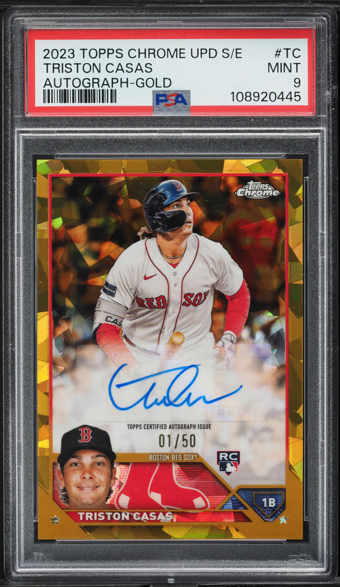 2023 Topps Chrome Update Sapphire Gold Triston Casas ROOKIE 2023 Topps Chrome Update Sapphire Gold Triston Casas ROOKIE