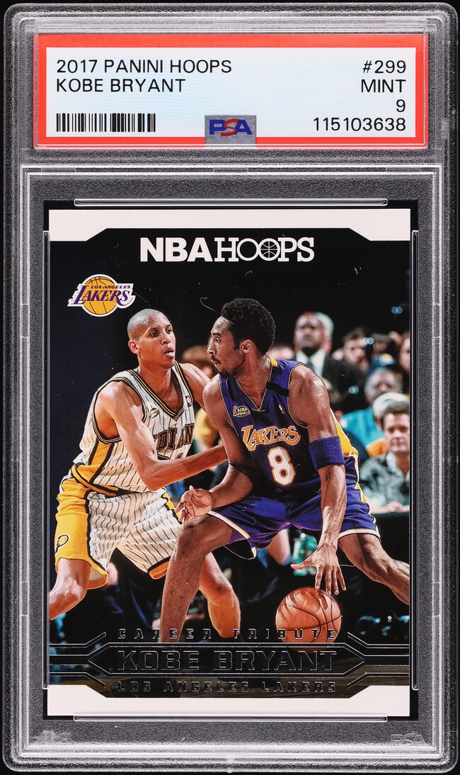 2017 Hoops Kobe Bryant #299 PSA 9 MINT