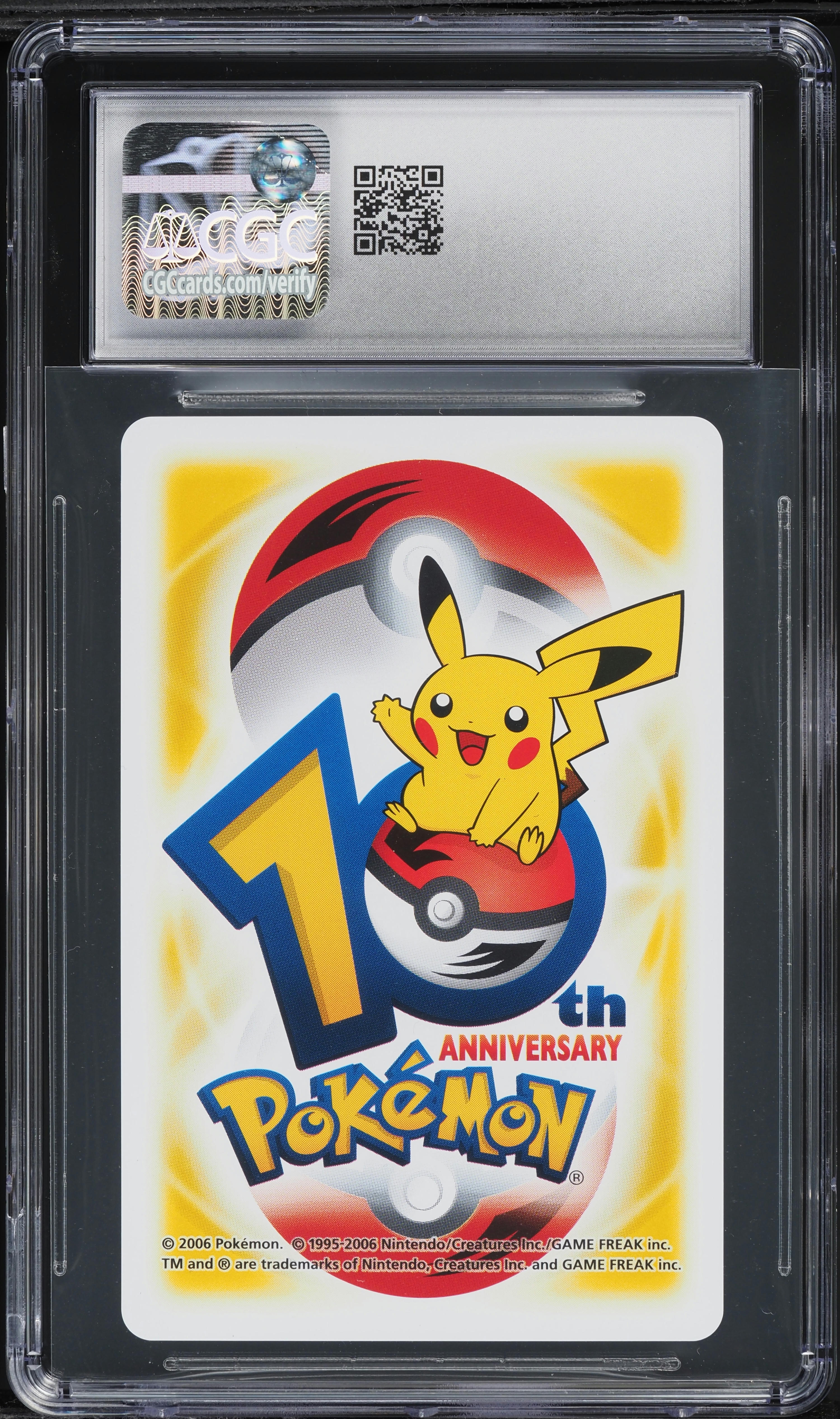 2006 Pokemon Japanese 10th Anniversary Yellow Deck Lugia #K CGC 10