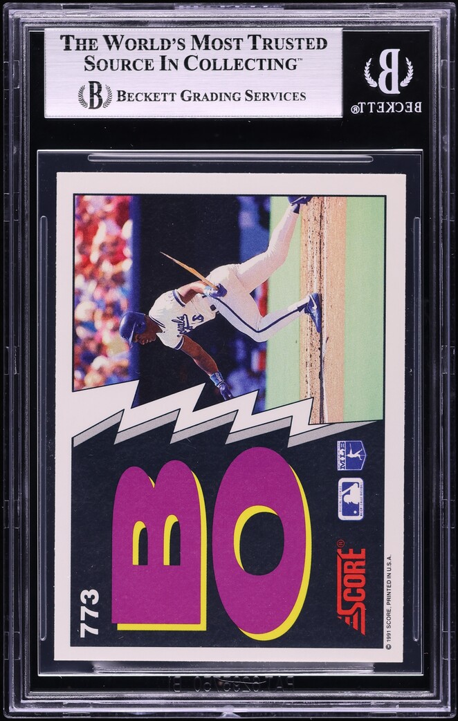 1991 Score Breaker Bo Jackson #773 BGS 8.5 NM-MT+