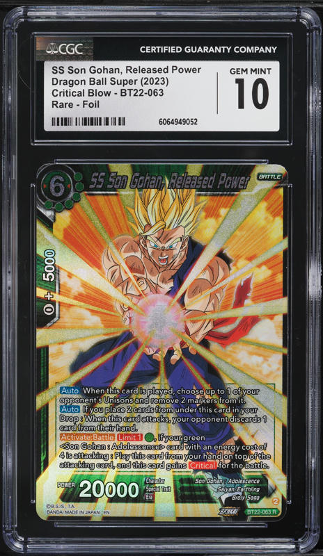 riftbound cards for sale Son Gohan, Ultimate Power of Legend (BT22-010) [Critical Blow] –  Cracking-Singles