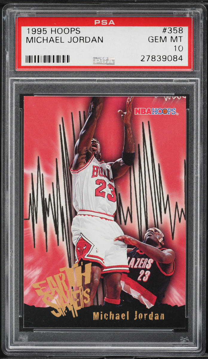 1995 Hoops Michael Jordan #358 PSA 10 GEM MINT