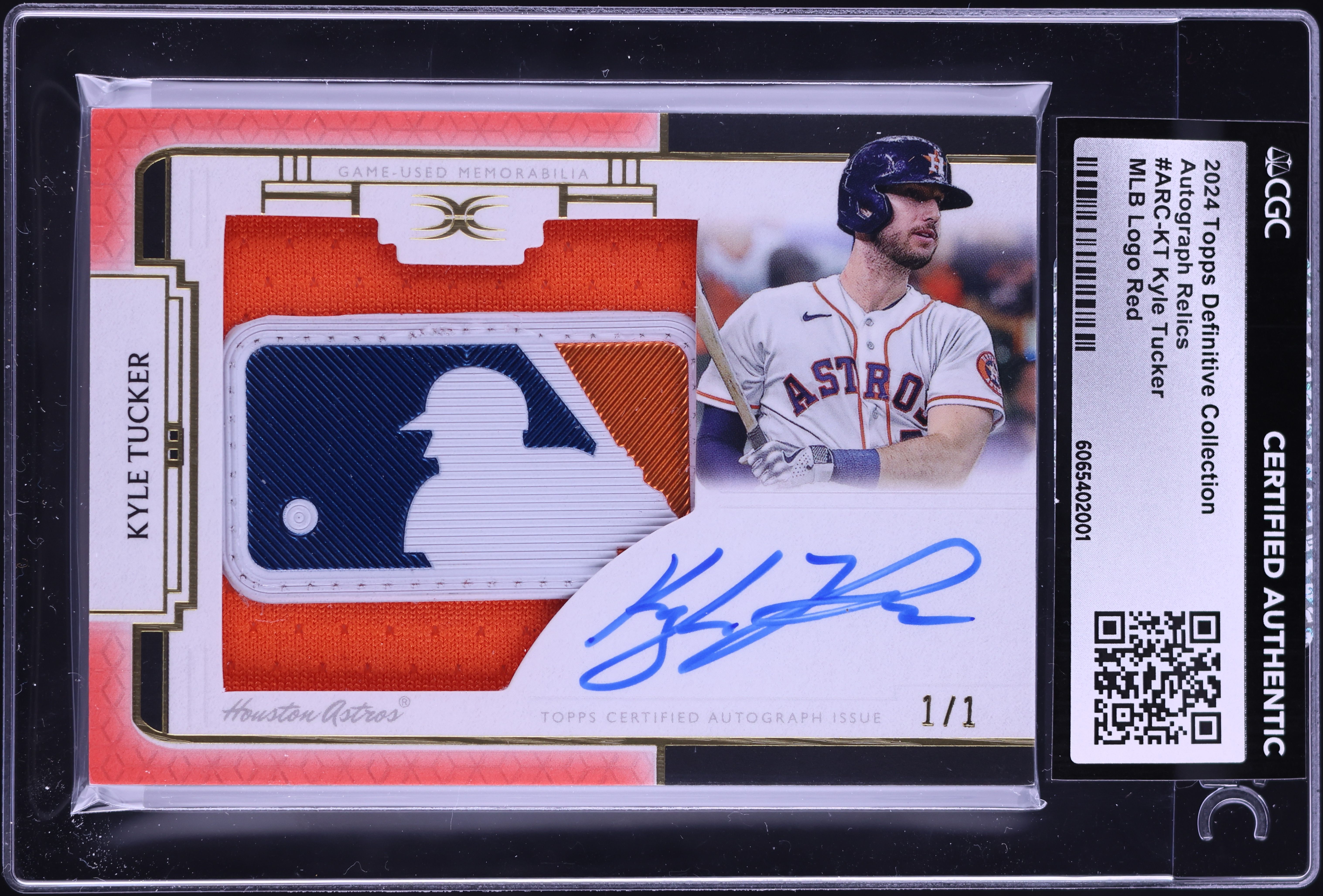 記念グッズ Kyle Tucker MLB Full Logo Patch Auto 1/1 v1412885_20250715064039640M_1.jpg