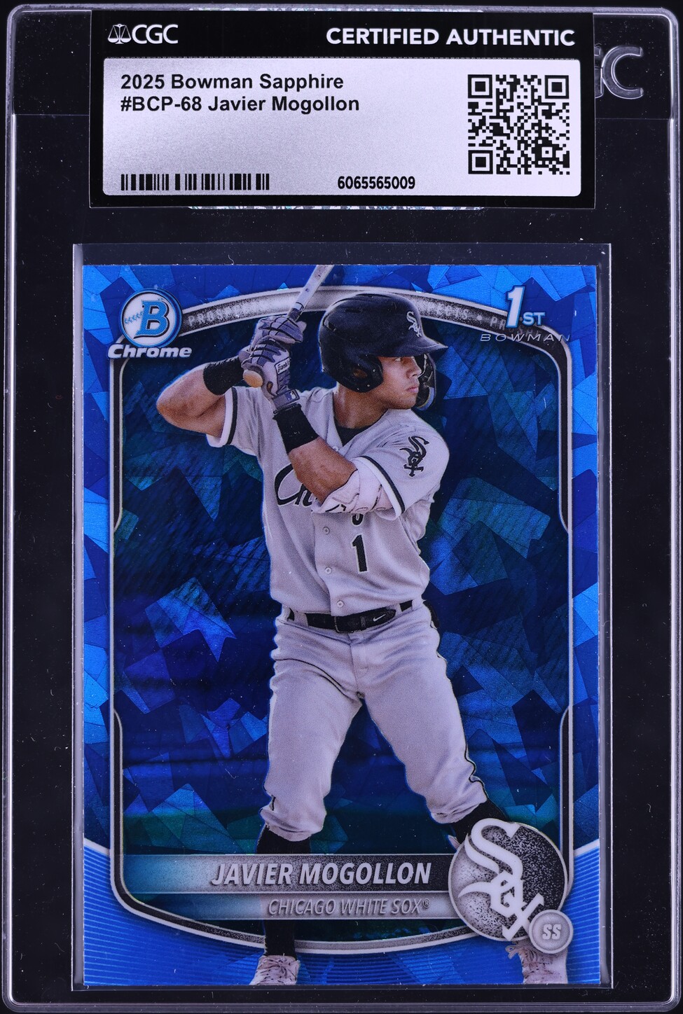 2025 Bowman Chrome Sapphire Javier Mogollon PROSPECT #BCP-68 CGC