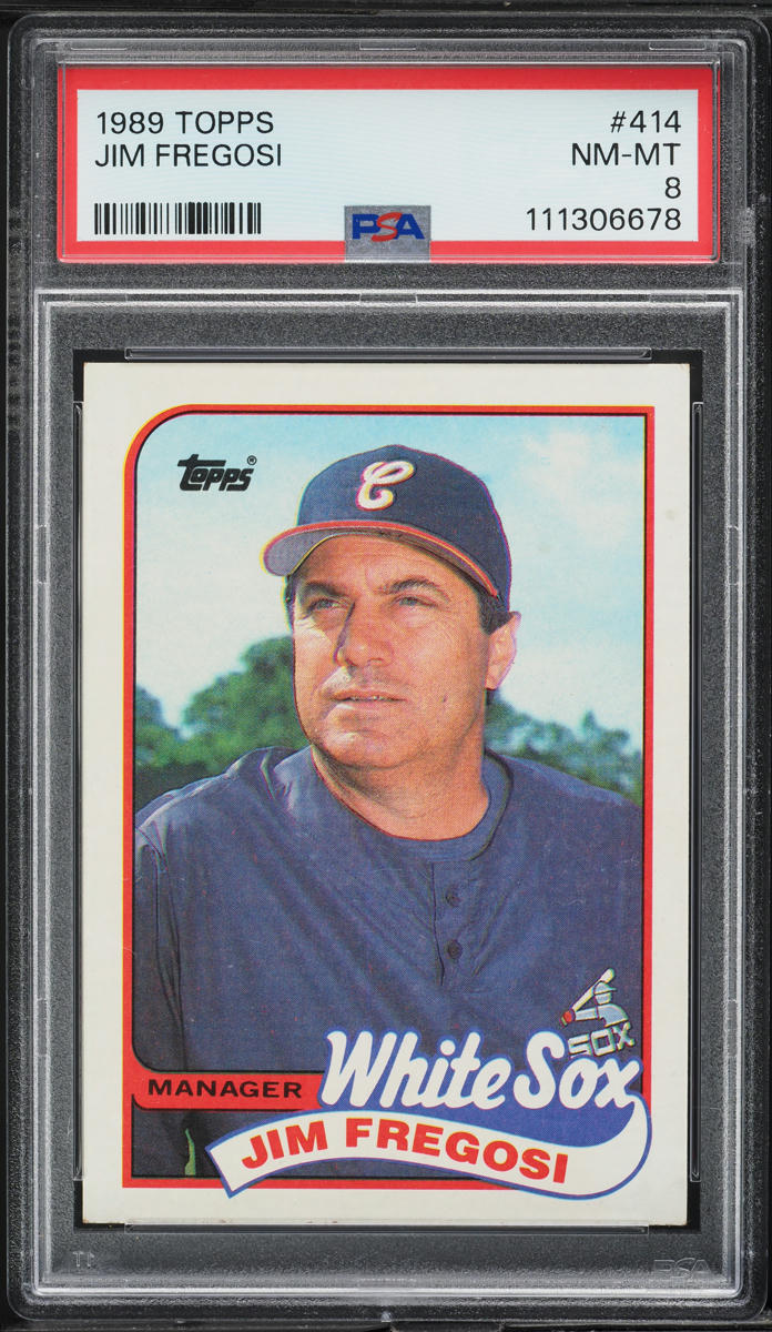 1989 Topps Jim Fregosi #414 PSA 8 NM-MT