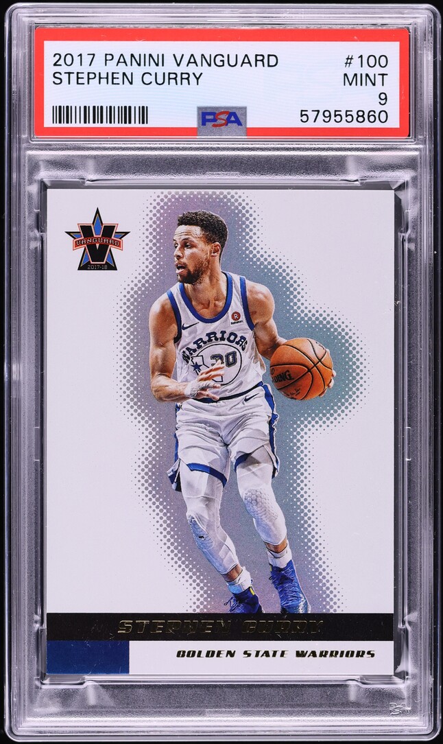 2017 Panini Vanguard Stephen Curry /49 #100 PSA 9 MINT