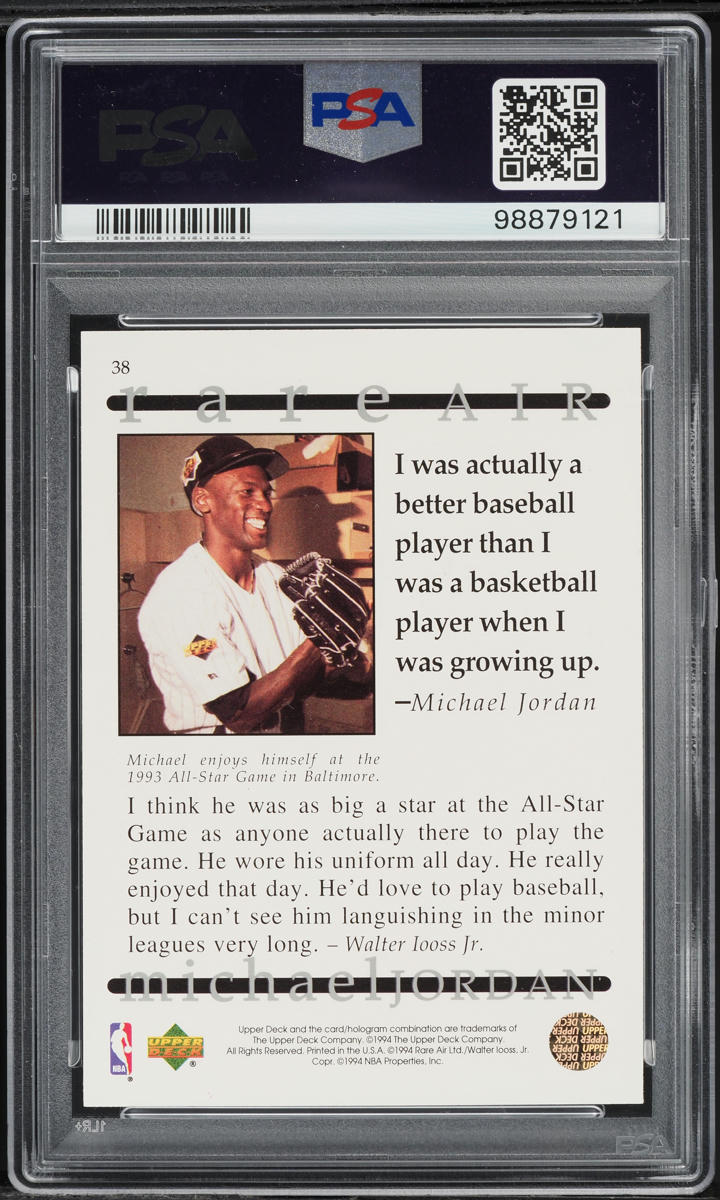 michael jordan rare air card gold