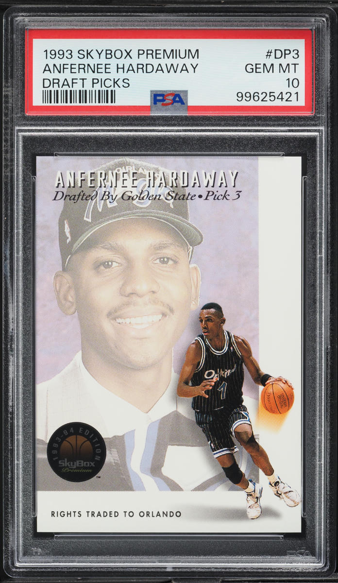 1993 Skybox Premium Draft Picks Anfernee Hardaway ROOKIE #DP3 PSA 10 GEM MINT
